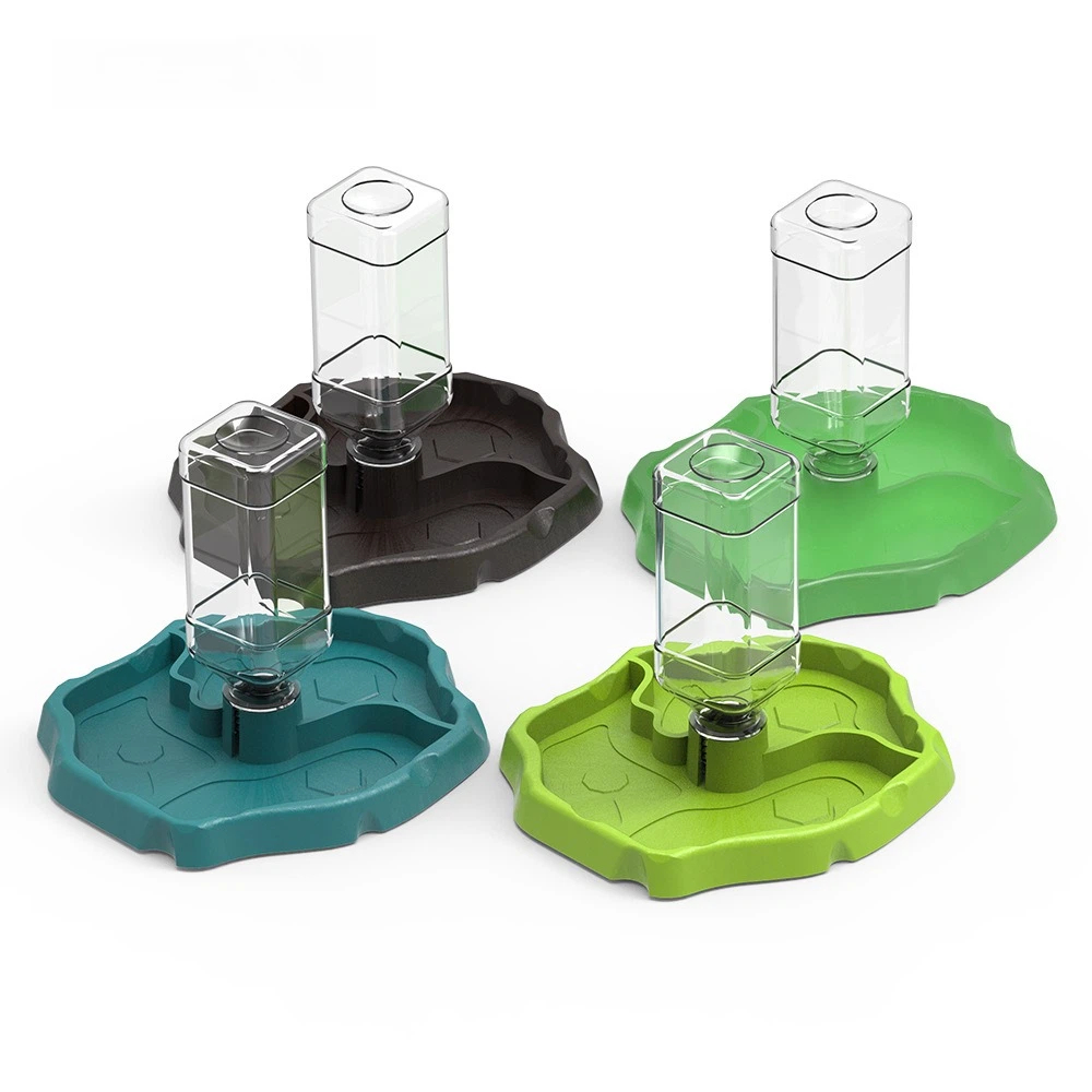 Water Dish Reptile - Yeni Çıkarılabilir Sürüngen Besleyici Kolay Temizlenen