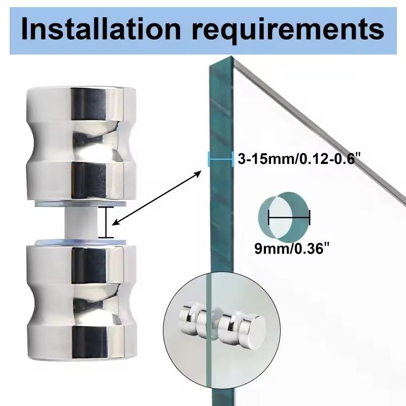 Şık Duş Cam Kapı Kolu, Sürgülü - Glass Door Hinge incelemesi ve fiyatı