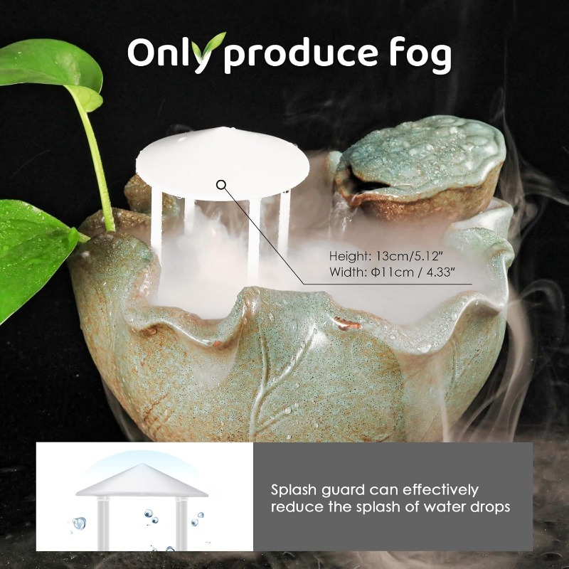 Ultrasonik buğu yapıcı Sisleyi - Terrarium Fogger Ultrasonic incelemesi ve fiyatı
